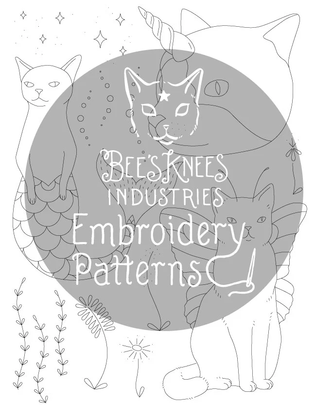 Fantasticats iron-on embroidery transfers - Image 4